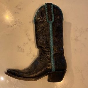 Size 7 handmade Heritage Boot Co. Cowboy Boots